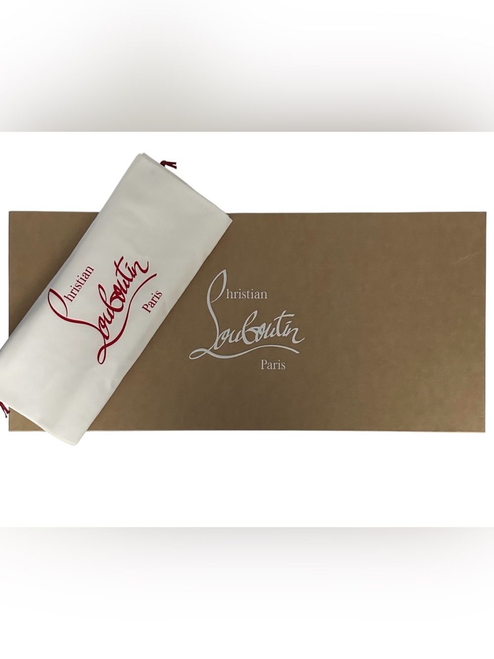 Christian Louboutin Santia 85mm Knee-High Western Boots in Leather and Denim - Picture 10 of 11